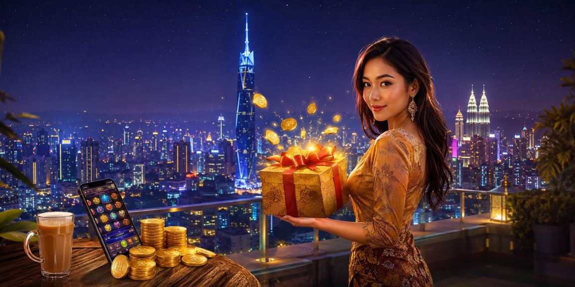 Pengguna mengakses platform 7500 melalui telefon pintar di Kuala Lumpur