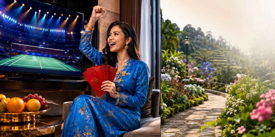 Bonus perayaan e-sukan Malaysia dengan sampul merah dan baju kurung di platform 7500
